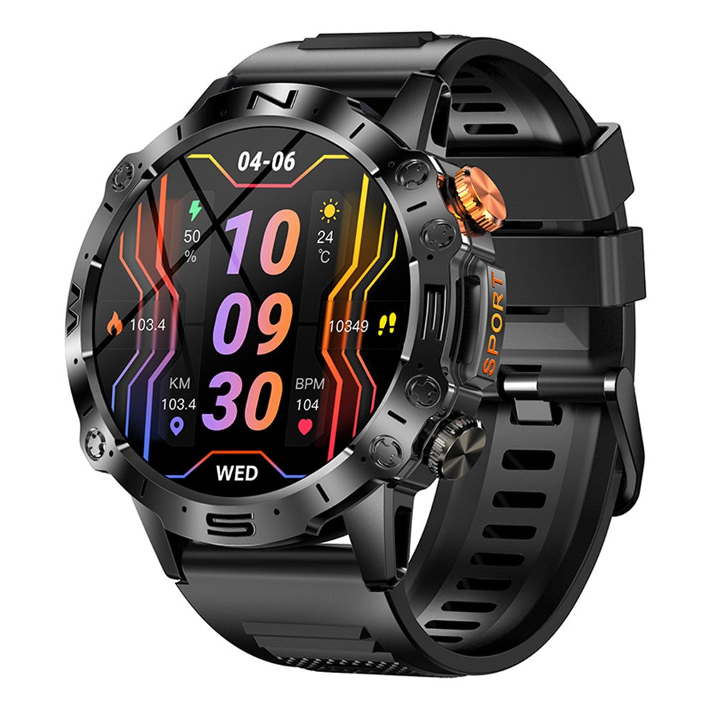 K59 1.43-inch AMOLED Screen Smart Watch for Men Sports Bracelet with Blood Pressure, Heart Rate Monitoring