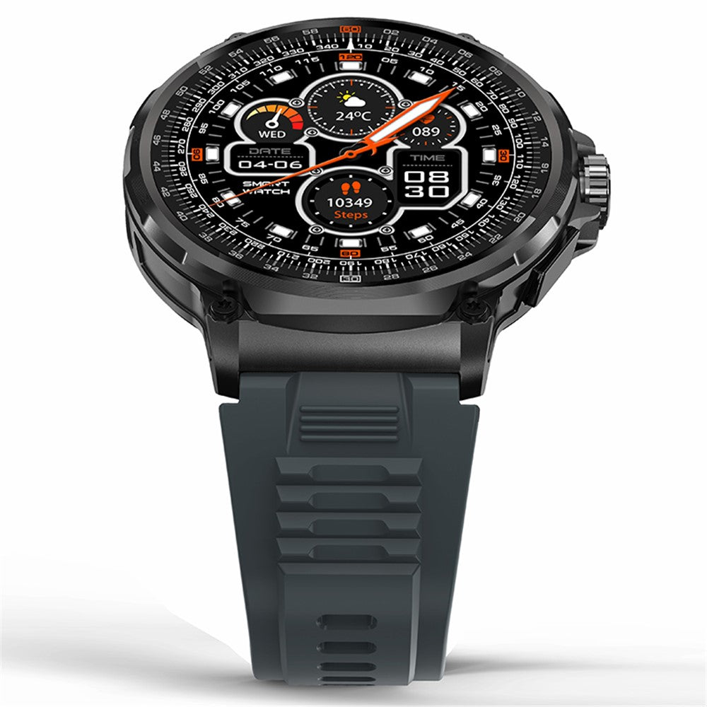 V69 1.85-inch HD Screen Smart Watch IP68 Waterproof Multi-Sports Fitness Watch with Heart Rate Monitoring