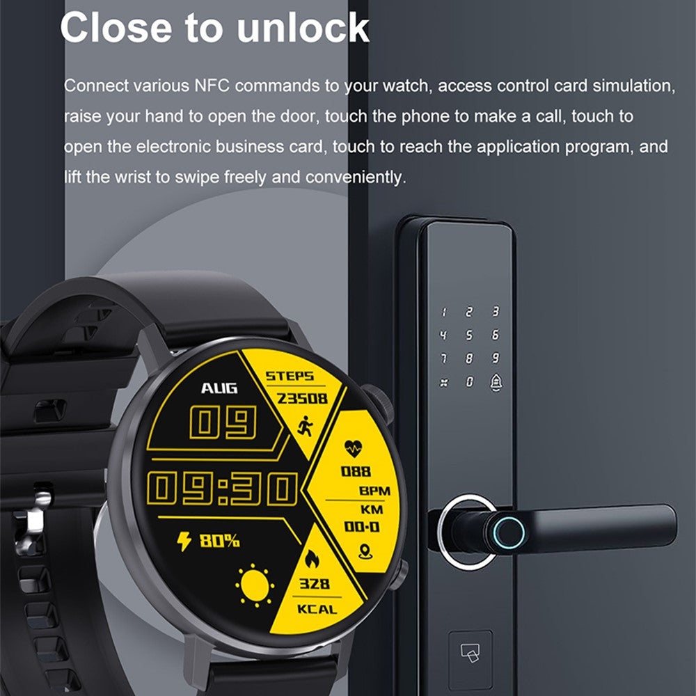 DT88 Max 1.45-inch AMOLED Round Screen Smart Watch Heart Rate Blood Pressure Monitor Sports Bracelet