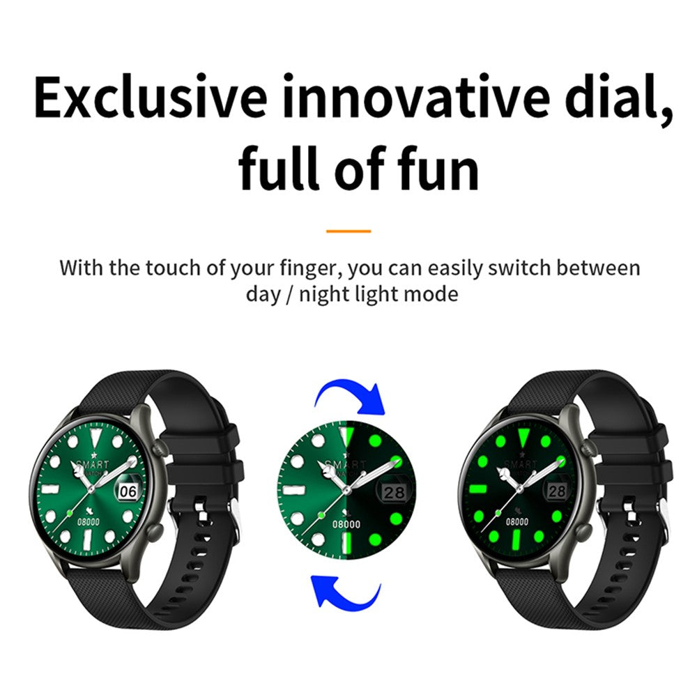 KT60 1.39-inch Fitness Tracker Bluetooth-compatible Call Voice Assistant Waterproof Smart Bracelet