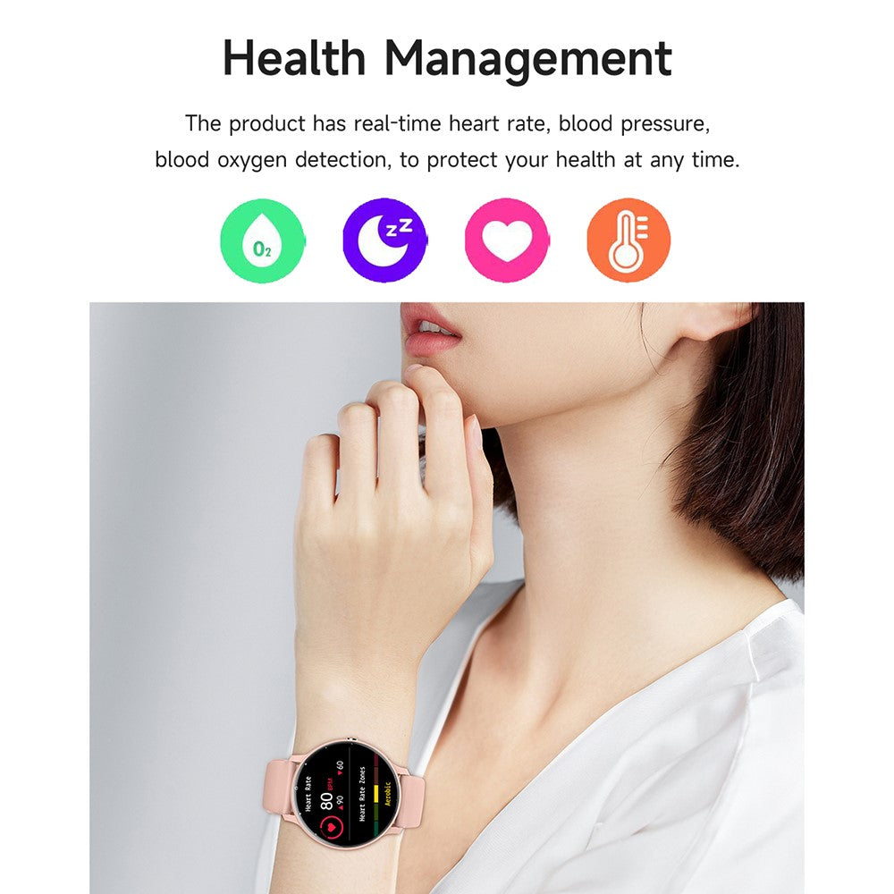 DEVIA Smart Watch WT1 1.39-inch Display IP67 Waterproof Bluetooth-compatible Call Sports Bracelet with Health Monitoring