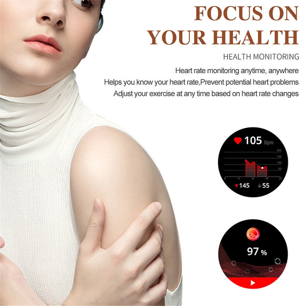Watch3 pro 1.3" AMOLED Smart Watch with Metal Case Bluetooth-compatible Call Women Health Bracelet with Heart Rate Monitoring