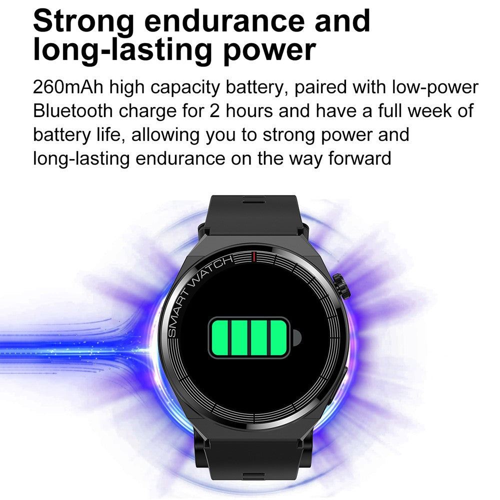 TK62 1.42-inch Health Smart Watch Precision Blood Pressure and ECG Monitoring