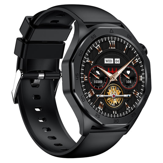 ET480 1.43" Fitness Tracker with ECG Smart Watch, Silicone Strap (APP: Hband)