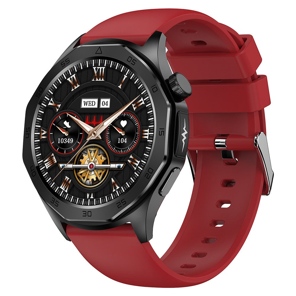 ET480 1.43" Fitness Tracker with ECG Smart Watch, Silicone Strap (APP: Hband)
