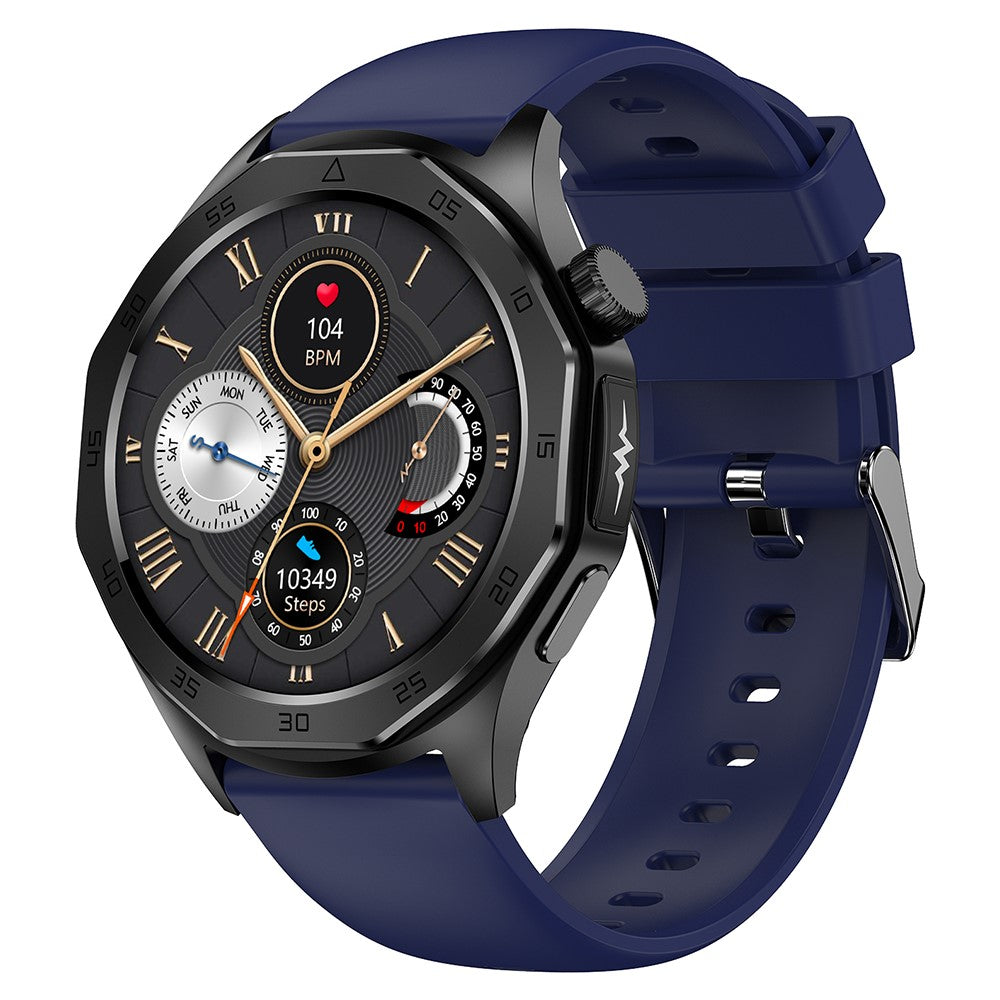 ET480 1.43" Fitness Tracker with ECG Smart Watch, Silicone Strap (APP: Hband)