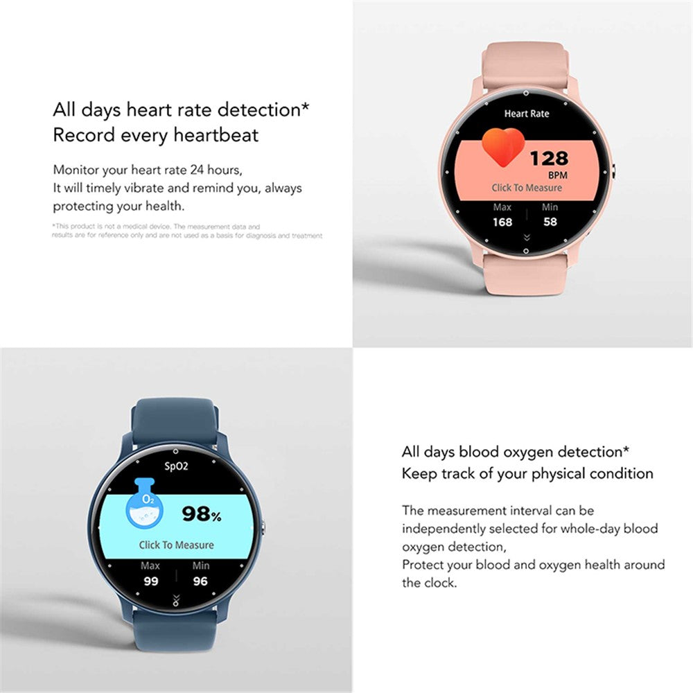 ZL02CPRO 1.28 Inch Heart Rate Monitor Multiple Sports Mode Smart Watch
