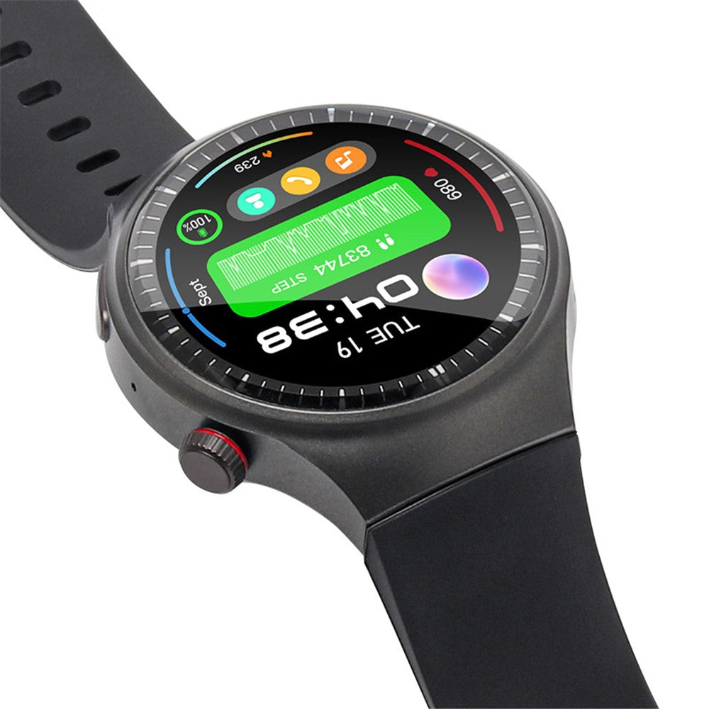 UNIWA DM80 1.43-Inch AMOLED Round HD Touchscreen, IP67 Waterproof Android 4G Smartwatch