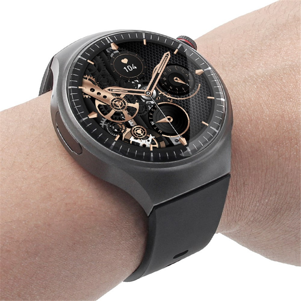 UNIWA DM80 1.43-Inch AMOLED Round HD Touchscreen, IP67 Waterproof Android 4G Smartwatch