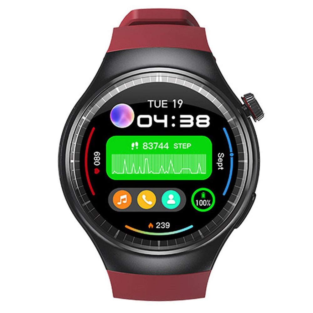 UNIWA DM80 1.43-Inch AMOLED Round HD Touchscreen, IP67 Waterproof Android 4G Smartwatch
