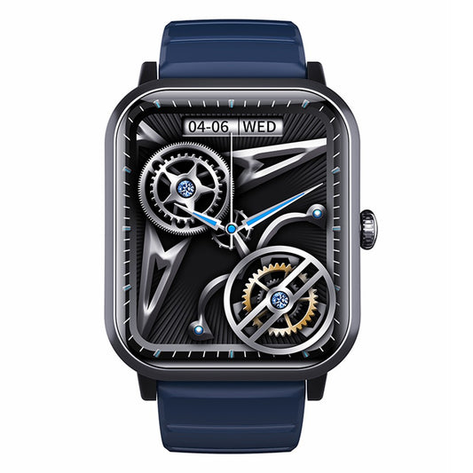 F33 Blood Sugar Heart Rate Monitor 1.91-inch Smart Watch, Silicone Strap