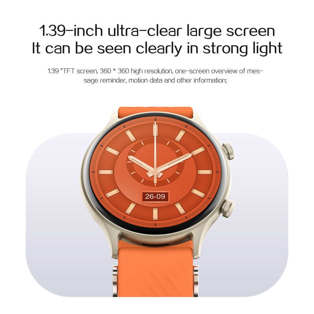 ZL73J 1.39-Inch Bluetooth-compatible Calling Health Monitoring Smartwatch