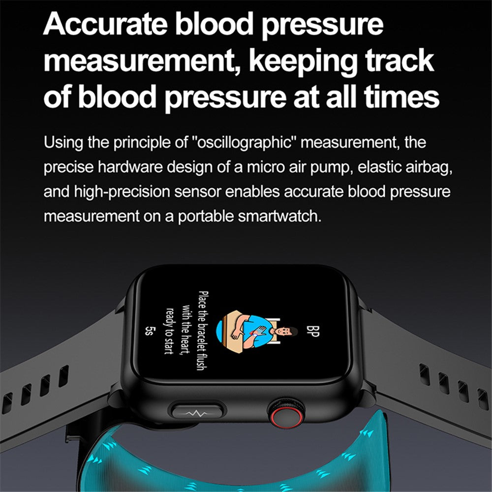 TK63 Smart Watch Air Pump Precise Blood Pressure Fitness Tracker Sleep Monitor