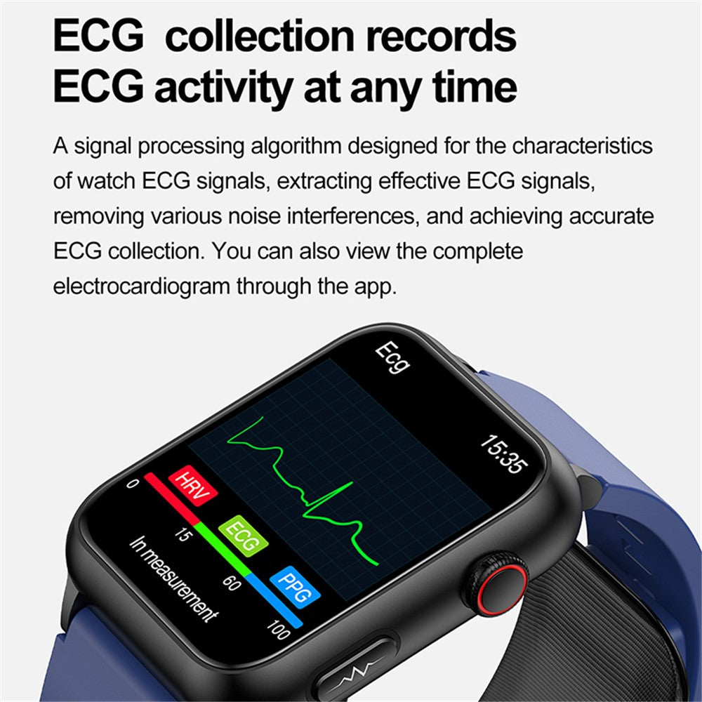 TK63 Smart Watch Air Pump Precise Blood Pressure Fitness Tracker Sleep Monitor