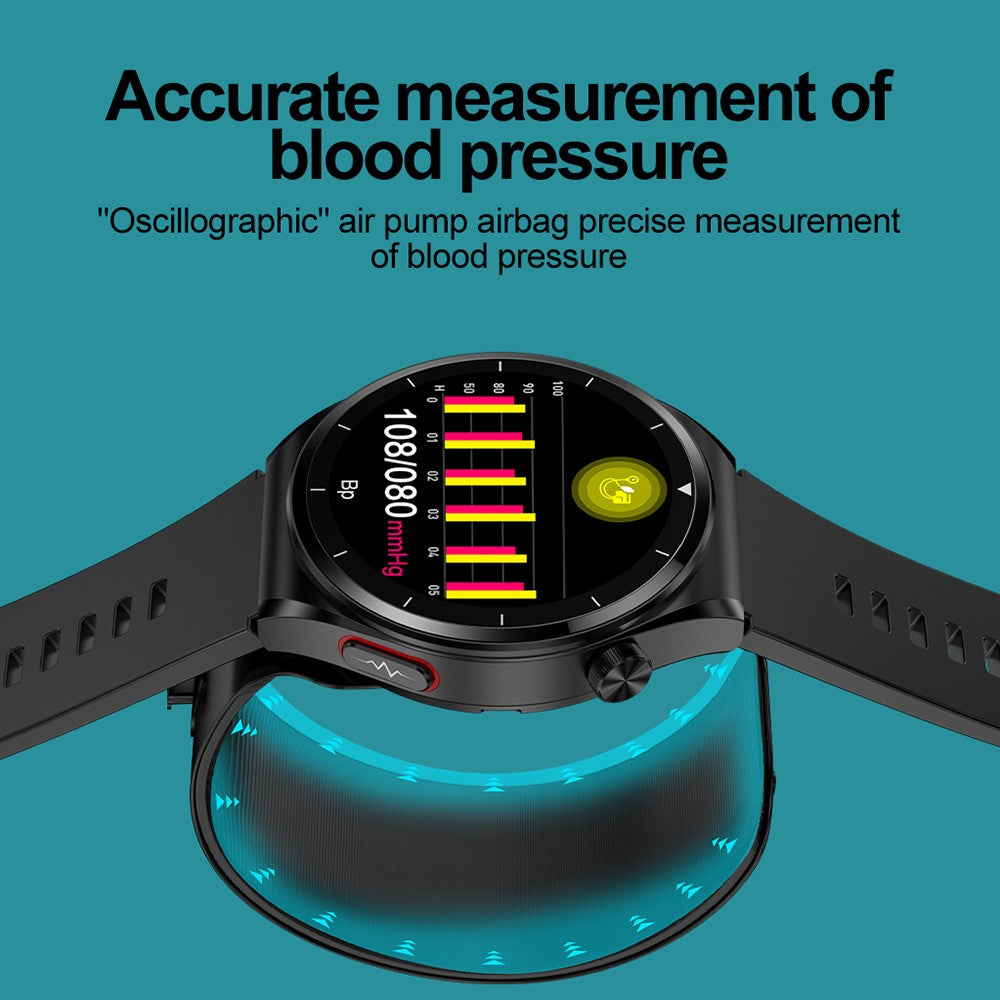 S22 Smart Watch Air Pump Type Blood Glucose Monitor Activity Fitness Tracker