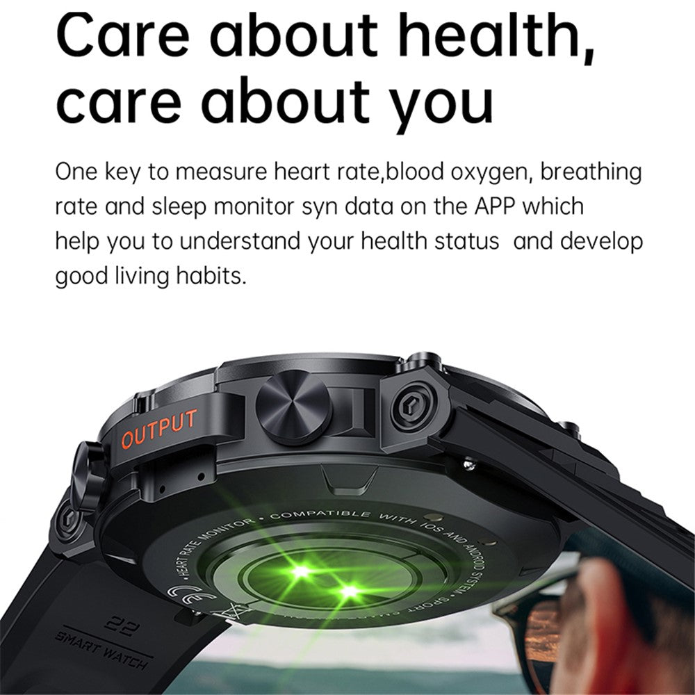 K56 PRO 1.39-inch Round Smart Watch Bluetooth-compatible Calling Sleep Health Monitoring Sports Watch