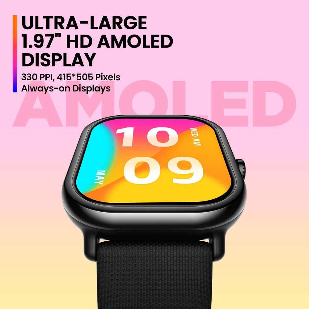 ZEBLAZE GTS3 Pro Smart Watch Ultra-big HD AMOLED Screen Health Fitness Tracker