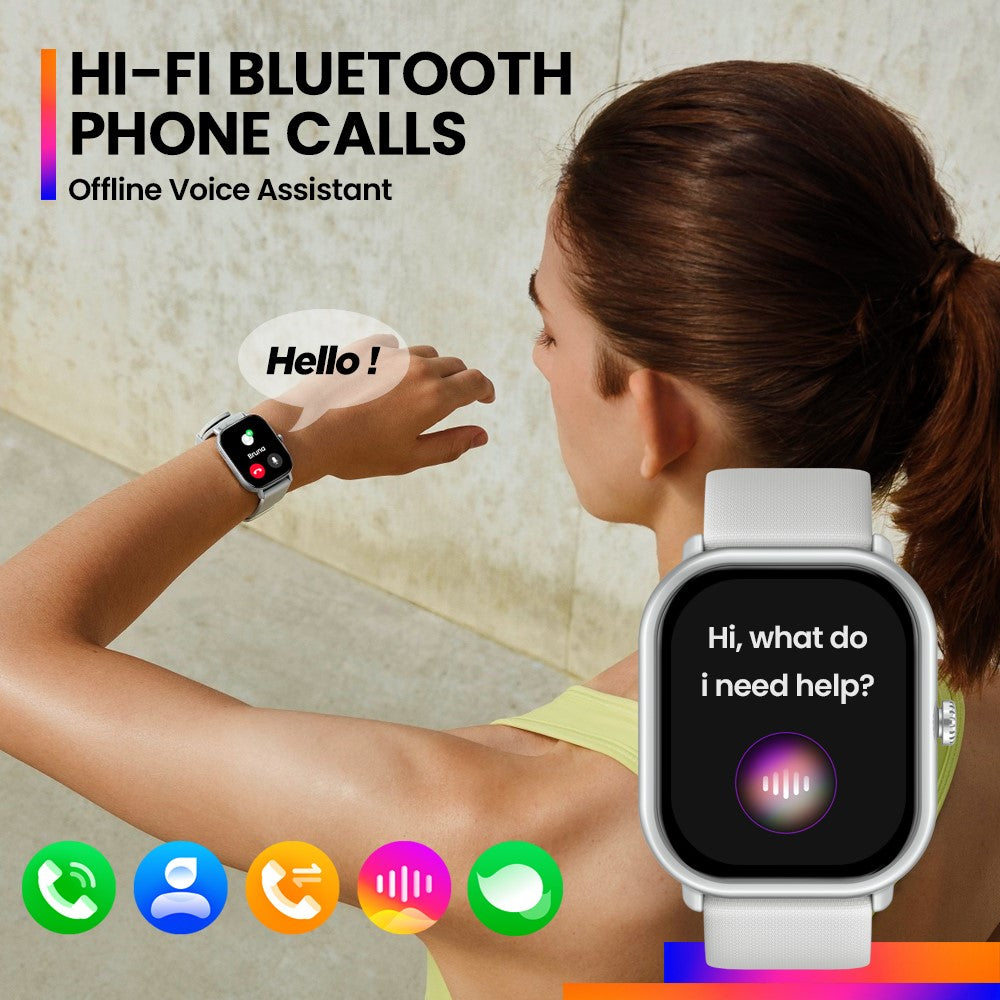 ZEBLAZE GTS3 Pro Smart Watch Ultra-big HD AMOLED Screen Health Fitness Tracker