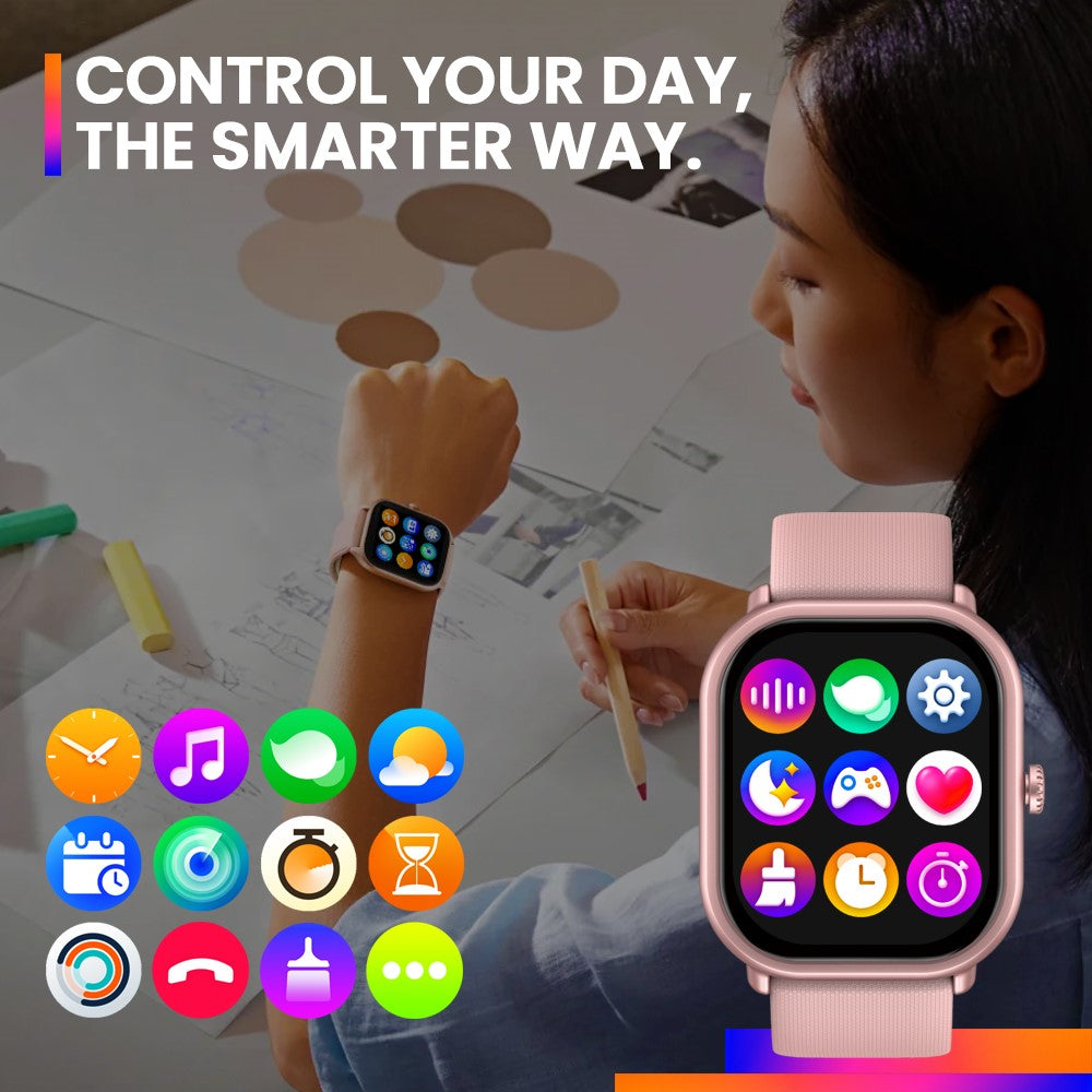 ZEBLAZE GTS3 Pro Smart Watch Ultra-big HD AMOLED Screen Health Fitness Tracker