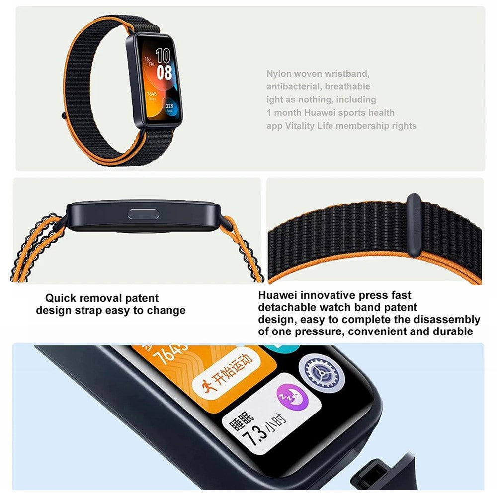 HUAWEI Band 8 1.47-Inch AMOLED Screen Smart Watch Waterproof Health Monitor Bracelet