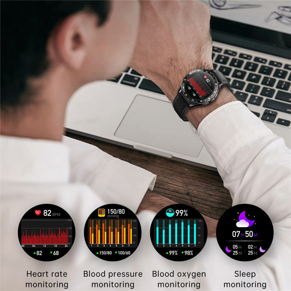 X10 2-in-1 1.39-inch Smart Watch with Earbuds, Flip Cover Version