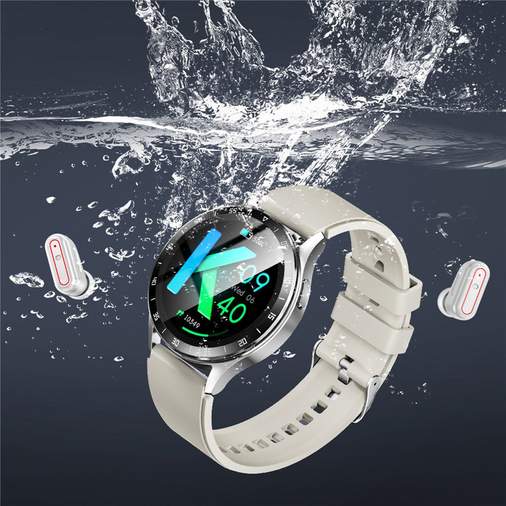 X10 2-in-1 1.39-inch Smart Watch with Earbuds, Flip Cover Version