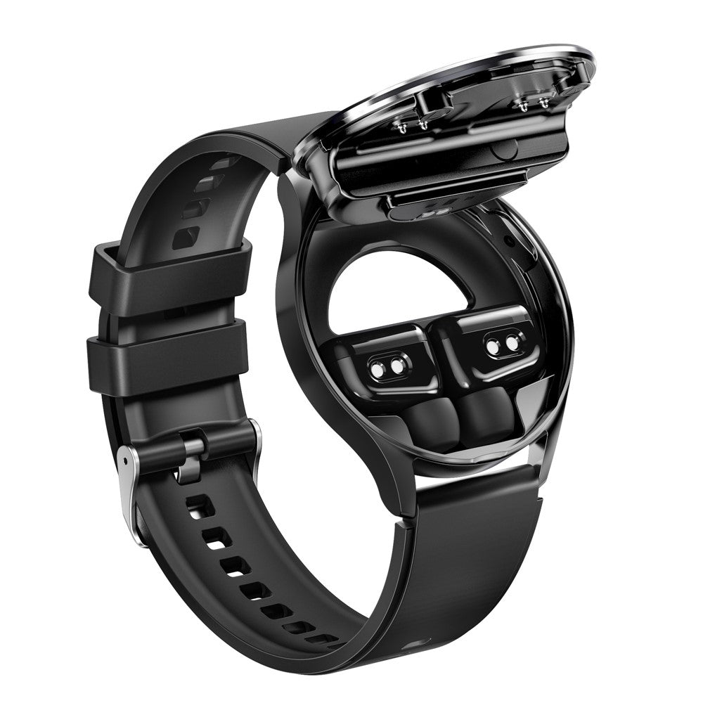 X10 2-in-1 1.39-inch Smart Watch with Earbuds, Flip Cover Version
