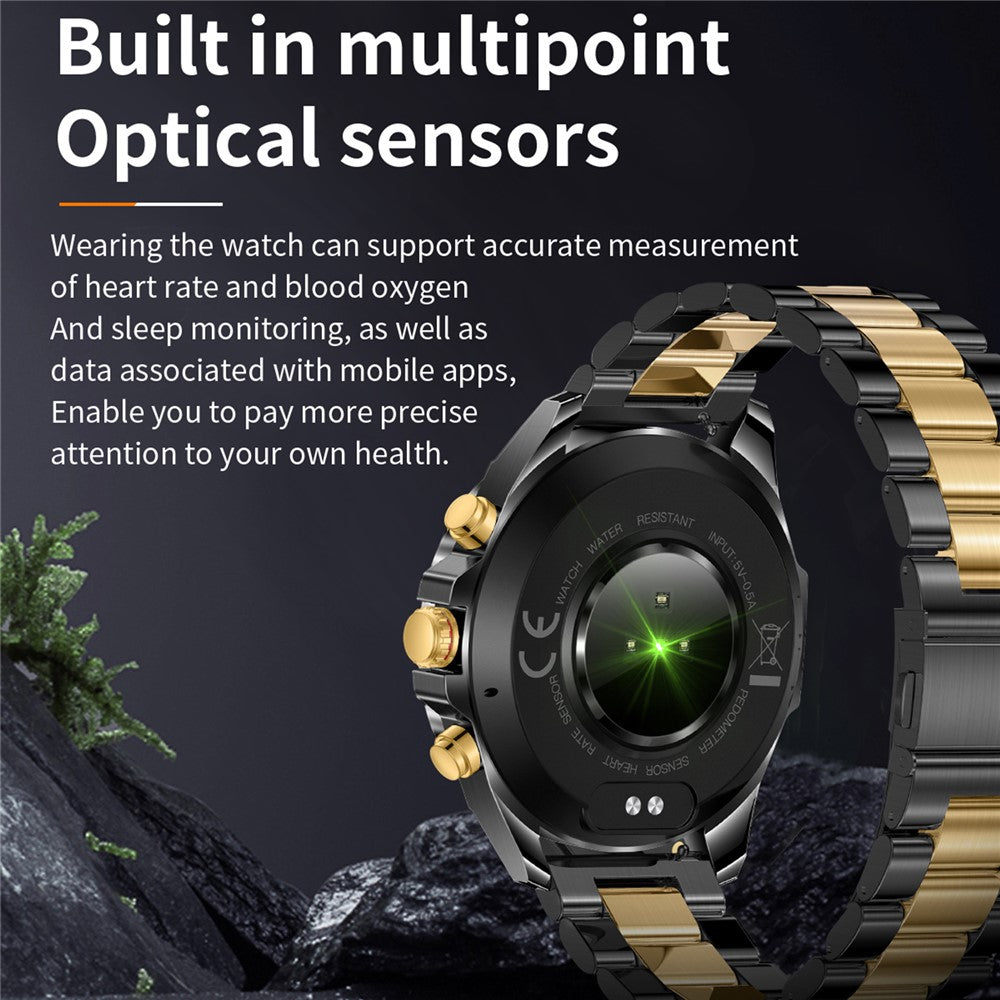 NX1 Pro Luxury Metal Business Smart Watch Health Monitoring Bluetooth-Compatible Calling Waterproof Sports Watch