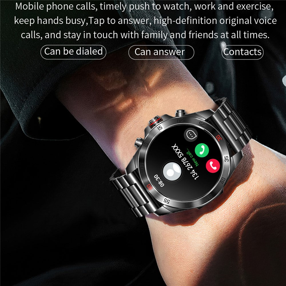 NX1 Pro Luxury Metal Business Smart Watch Health Monitoring Bluetooth-Compatible Calling Waterproof Sports Watch