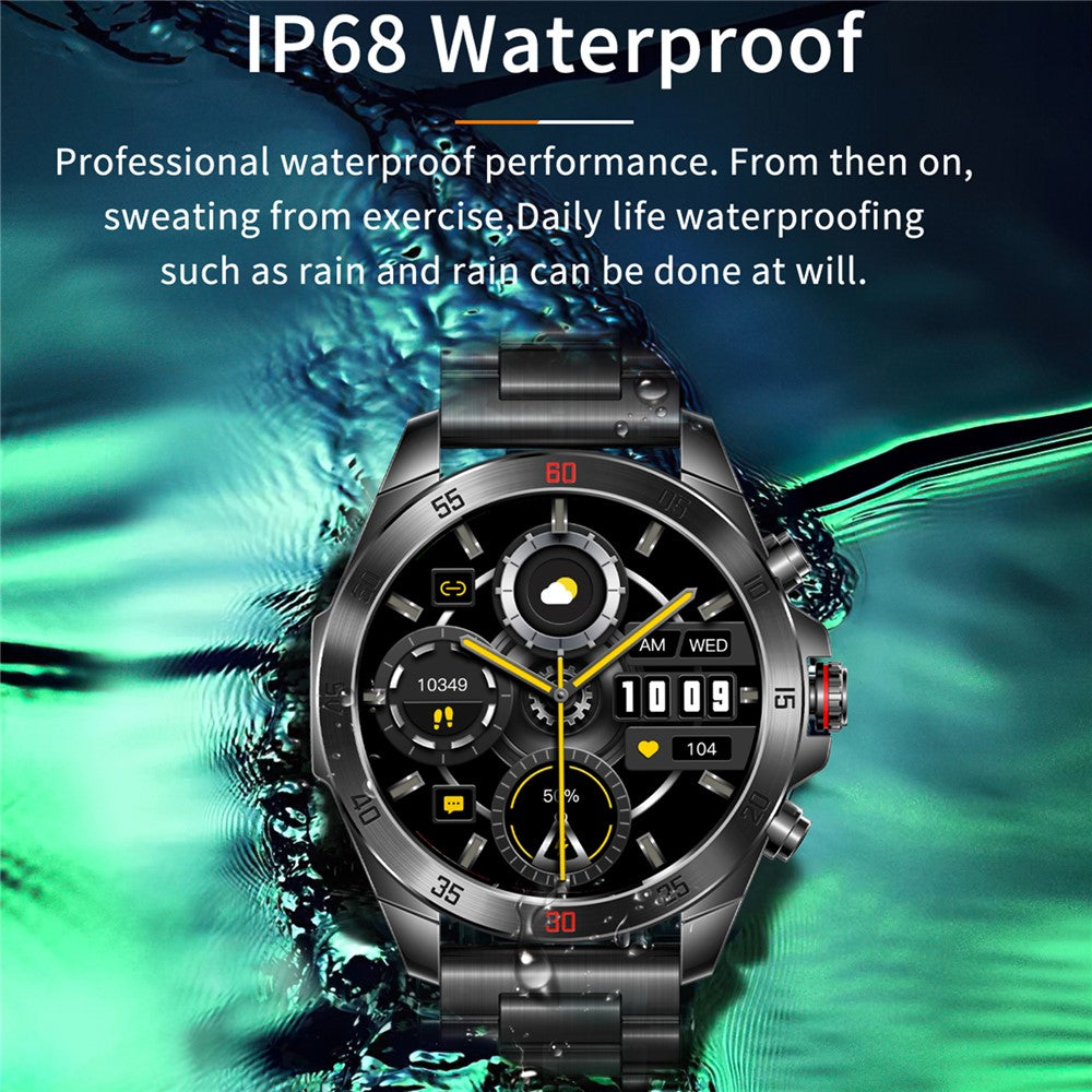 NX1 Pro Luxury Metal Business Smart Watch Health Monitoring Bluetooth-Compatible Calling Waterproof Sports Watch