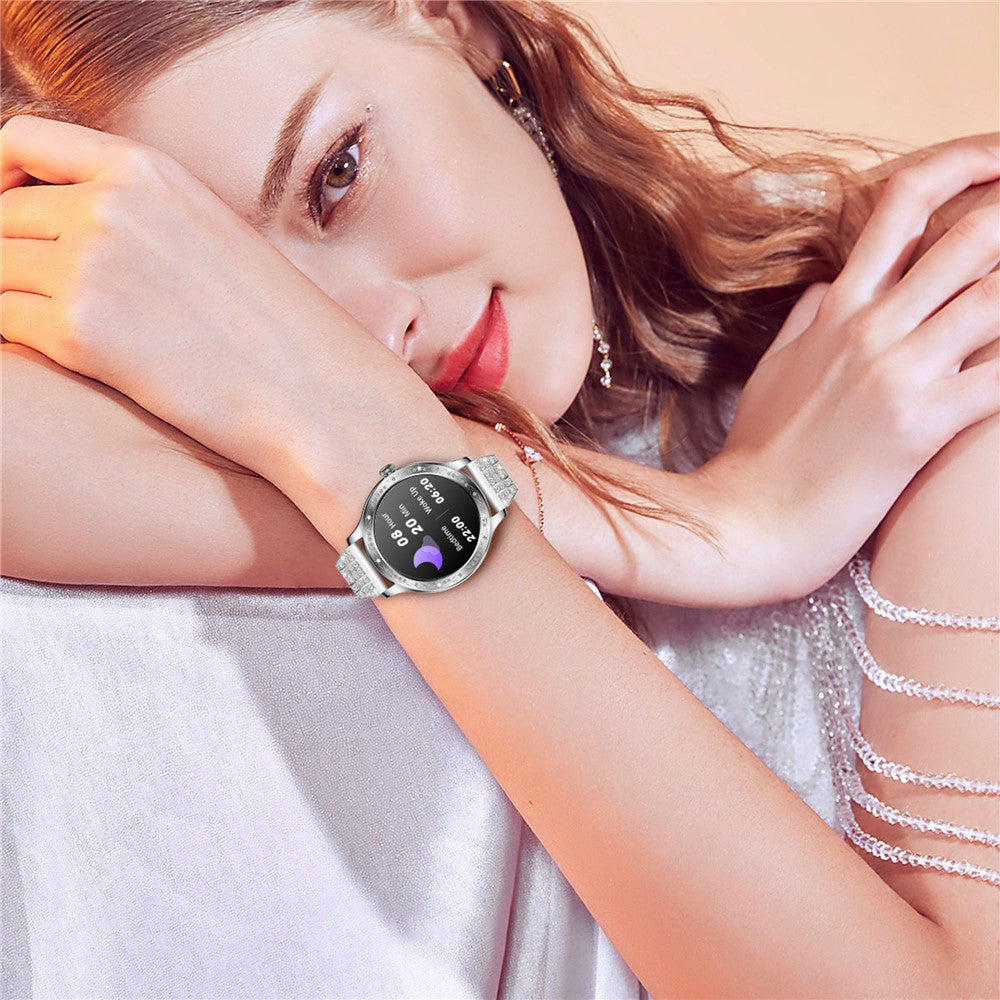 AK60 Steel Strap + Silicone Strap Women Smart Watch Health Monitoring Bluetooth-compatible Calling Smart Bracelet