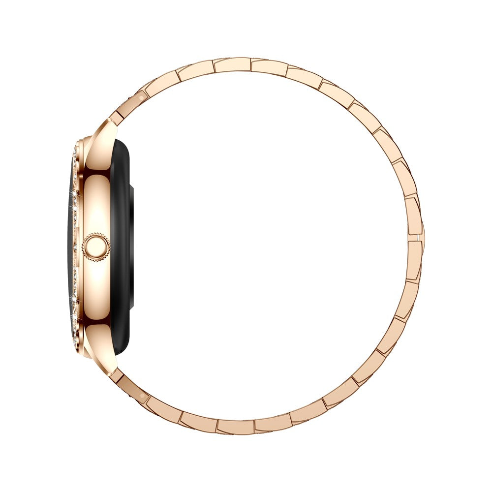 AK60 Steel Strap + Silicone Strap Women Smart Watch Health Monitoring Bluetooth-compatible Calling Smart Bracelet