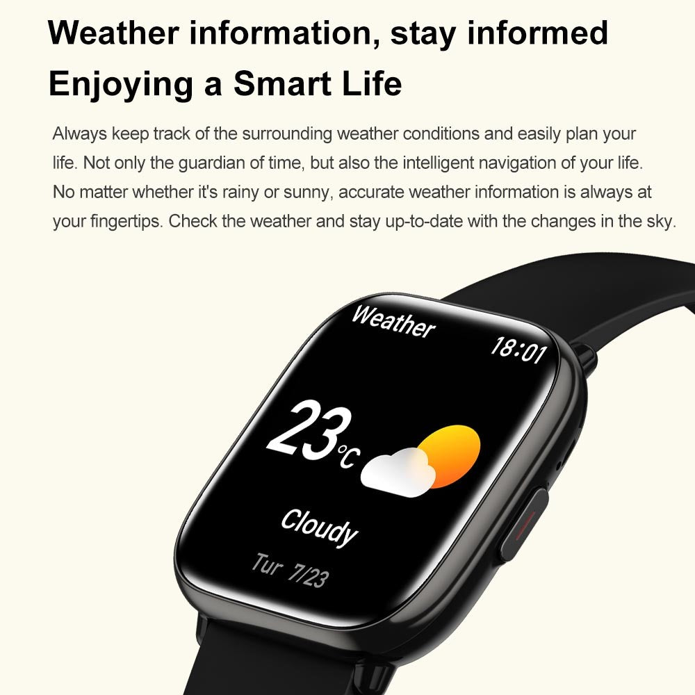 HD12 1.75-Inch AMOLED Screen Bluetooth-compatible Calling Smart Watch