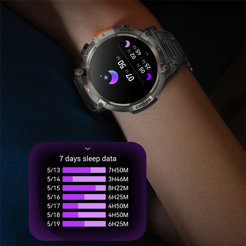 S100 1.45-inch Display Bluetooth-compatible Call Fitness Smart Watch with Light