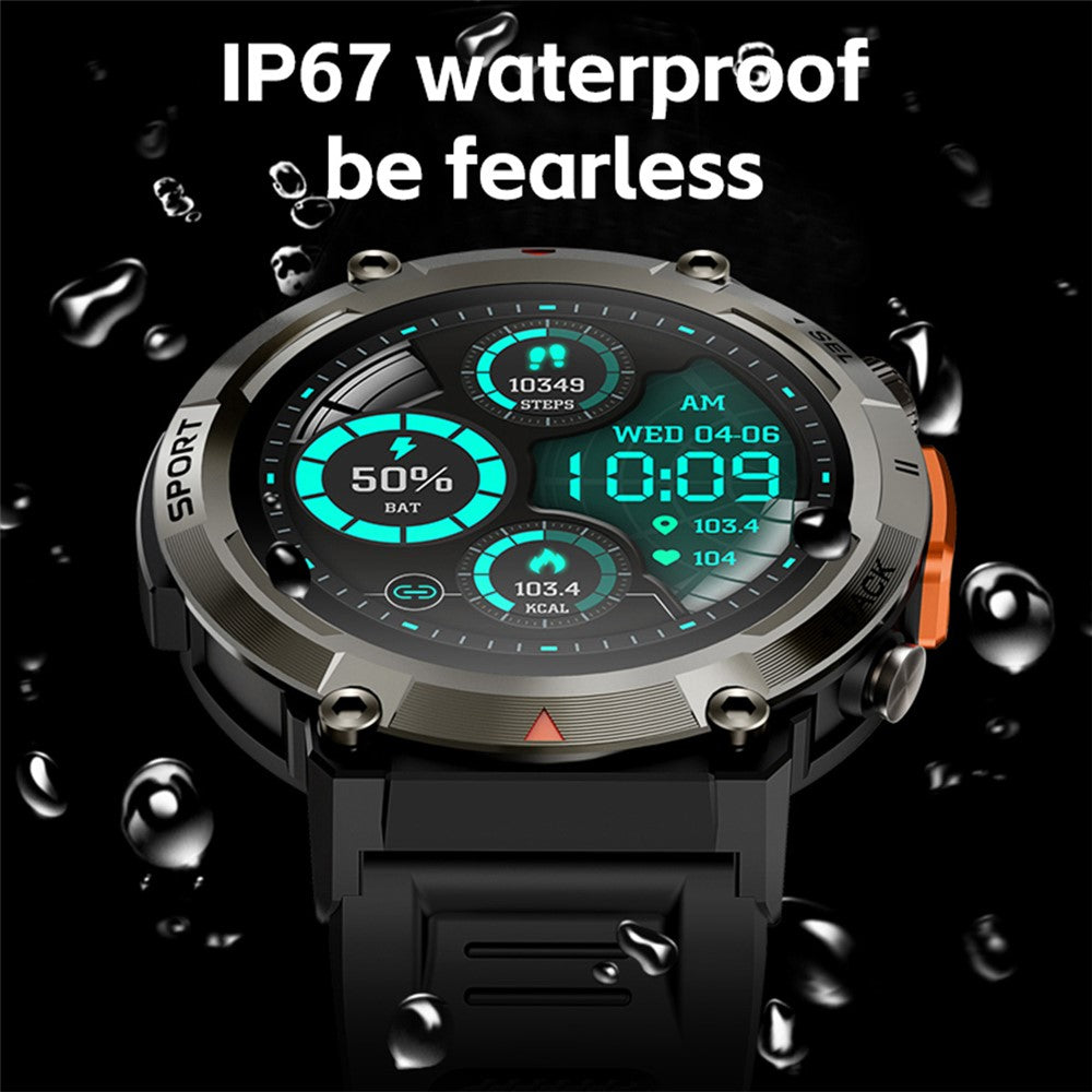 S100 1.45-inch Display Bluetooth-compatible Call Fitness Smart Watch with Light