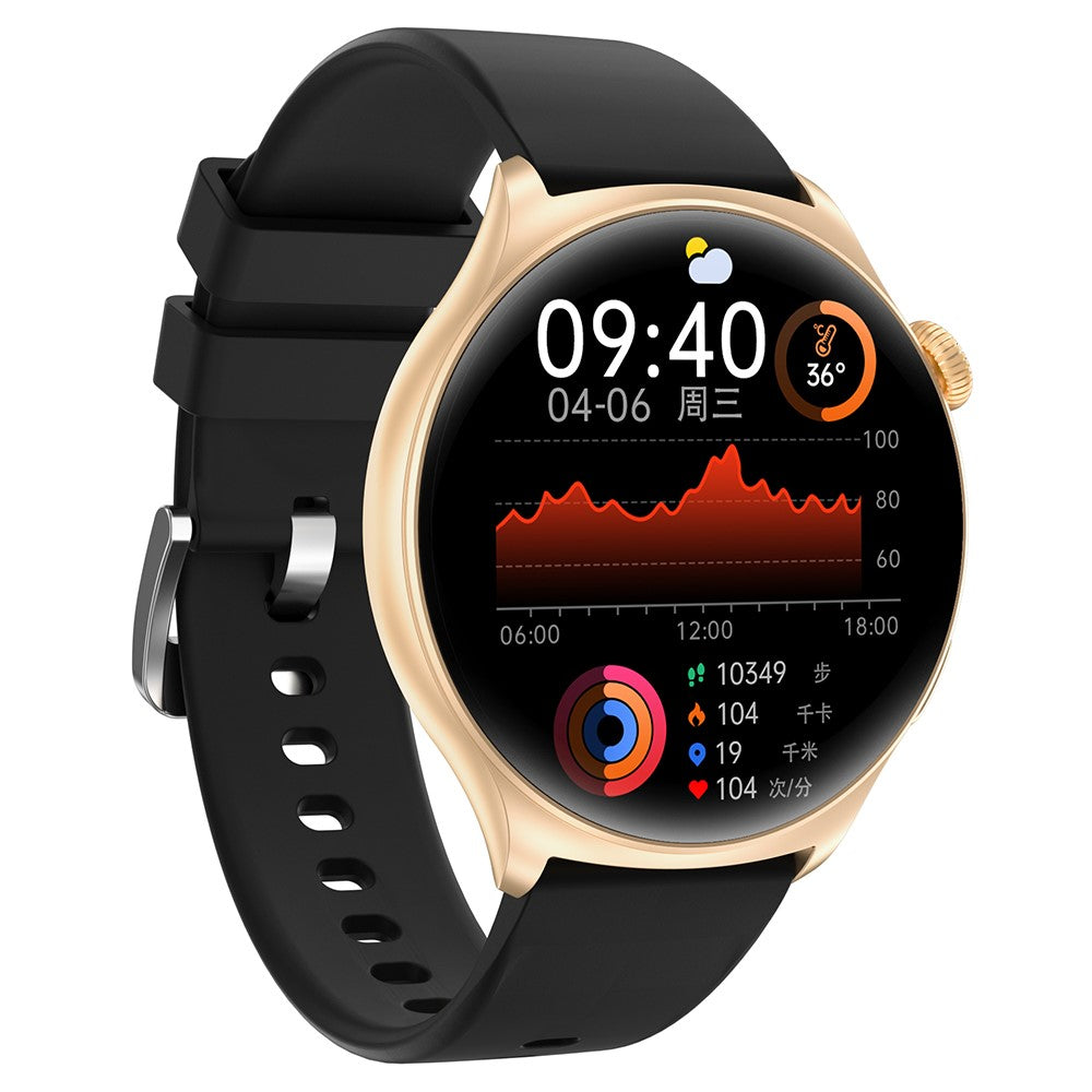 MX16 1.43-inch Round Screen Bluetooth-compatible Calling Health Monitor Smart Watch