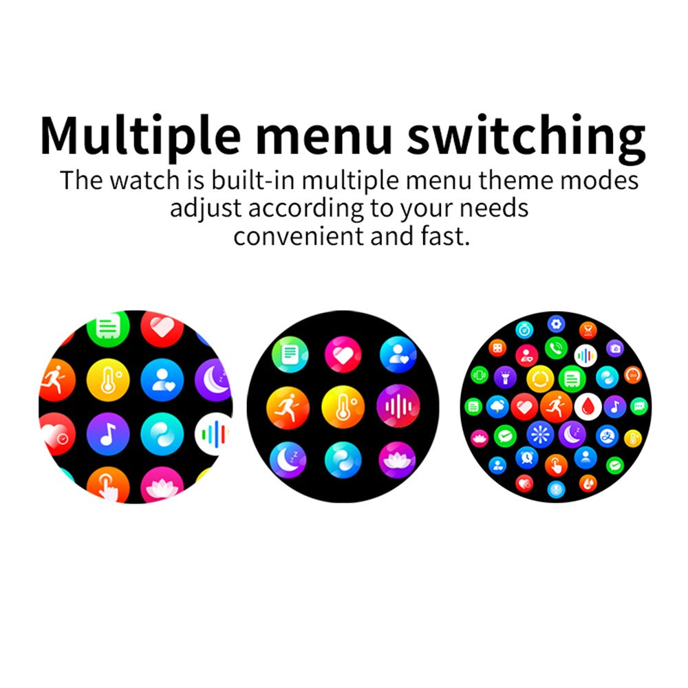 X100 1.43-inch Round Screen Multi-sport Modes Health Monitor Smart Watch