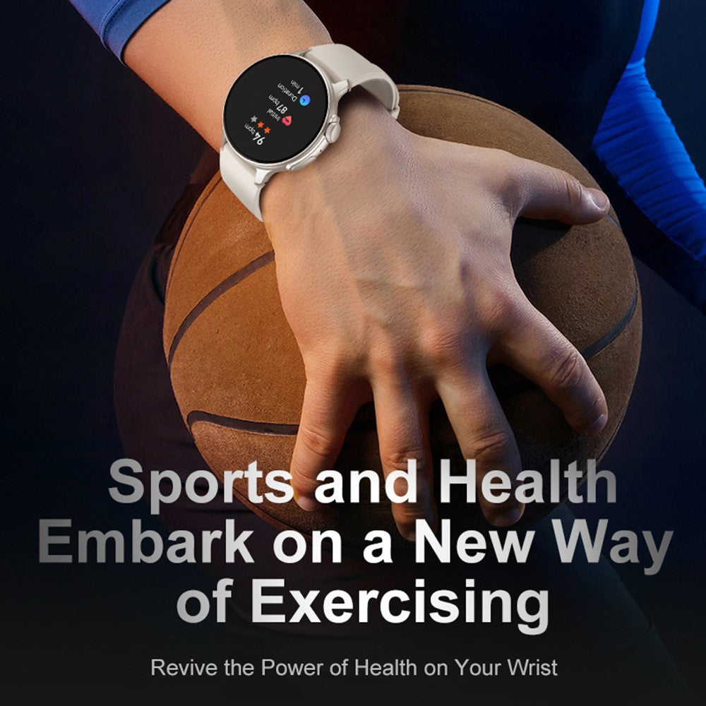 S58 AMOLED Round Screen Bluetooth-compatible Call Smart Watch Heart Rate Monitor Fitness Tracker