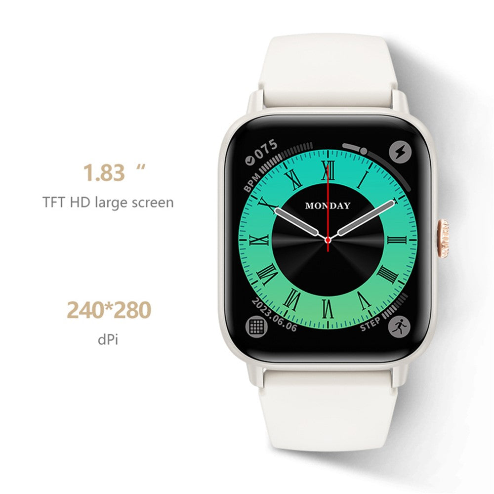 MX13 1.83-inch Women Bluetooth-compatible Calling Smart Watch Heart Rate Sleep Monitoring Fitness Tracker Smart Bracelet