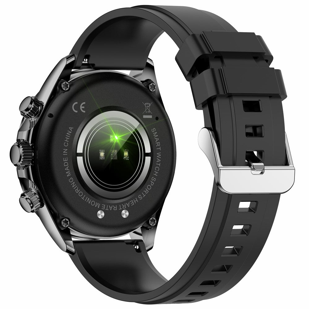 AK63 AMOLED Screen Smart Watch Bluetooth-compatible Call Wrist Bracelet with Silicone Strap