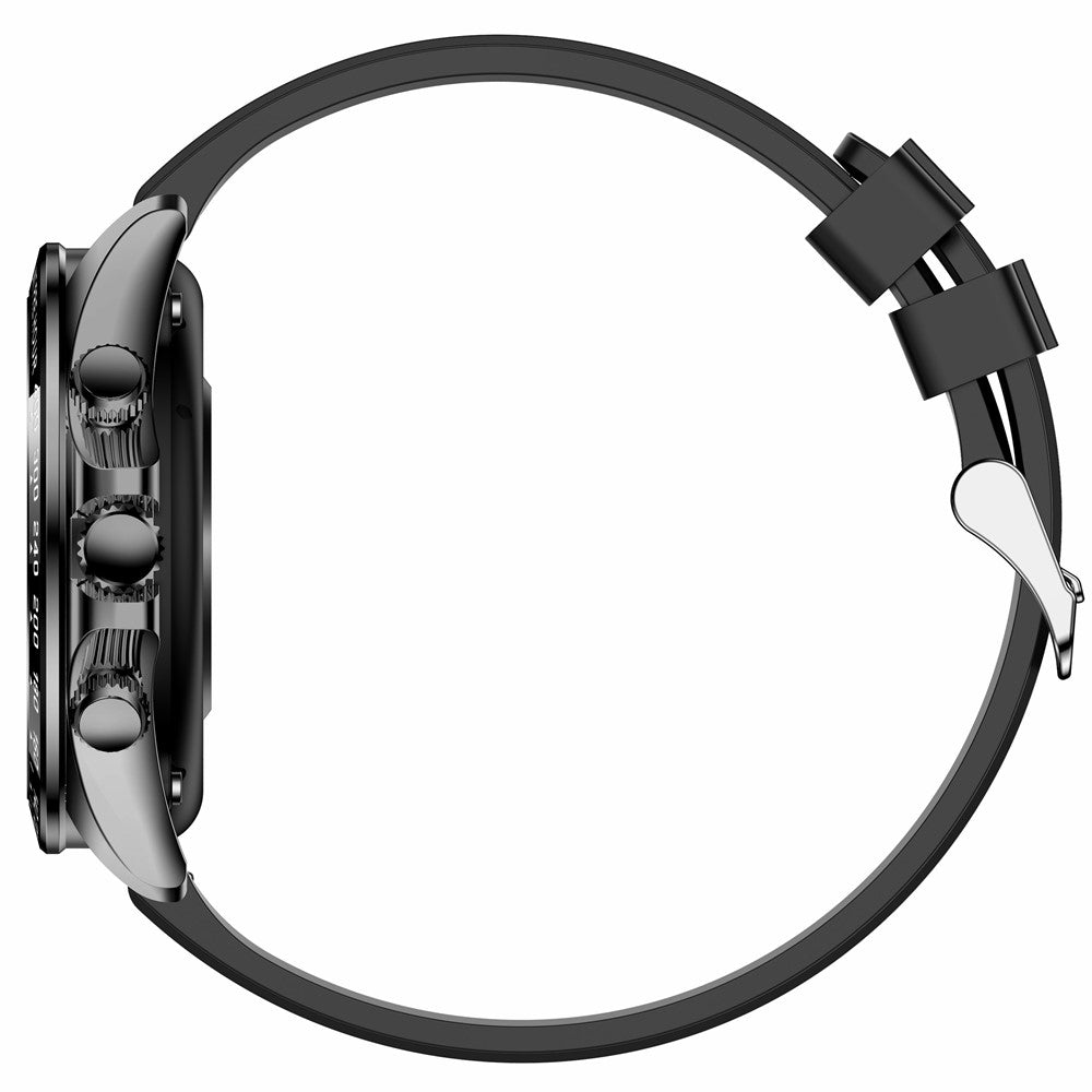 AK63 AMOLED Screen Smart Watch Bluetooth-compatible Call Wrist Bracelet with Silicone Strap
