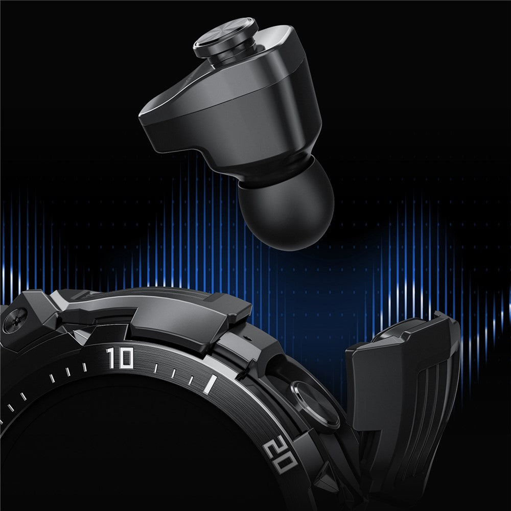 GT100pro 2-in-1 1.46-inch Health Monitoring Smart Watch TWS Bluetooth-compatible Earbuds
