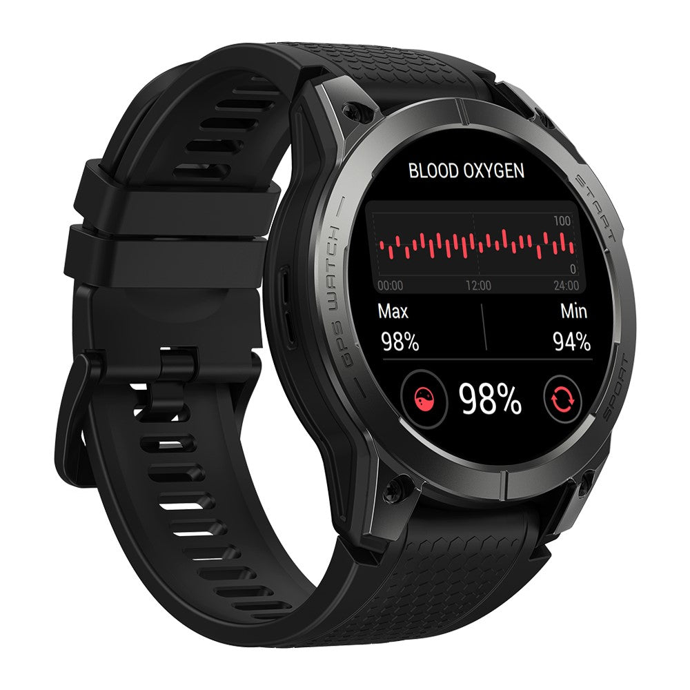 ZEBLAZE Stratos 3 Pro 1.43-inch Bluetooth-compatible Call Health Monitor GPS Sports Smart Watch