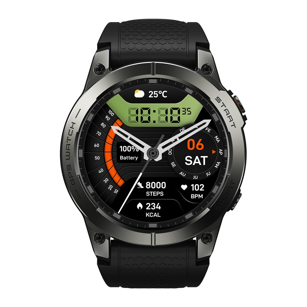 ZEBLAZE Stratos 3 Pro 1.43-inch Bluetooth-compatible Call Health Monitor GPS Sports Smart Watch