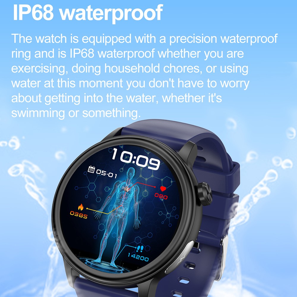 ET470 1.39’’ AMOLED Waterproof Smart Watch with Blood Oxygen / Sleep / Heart Rate Monitor