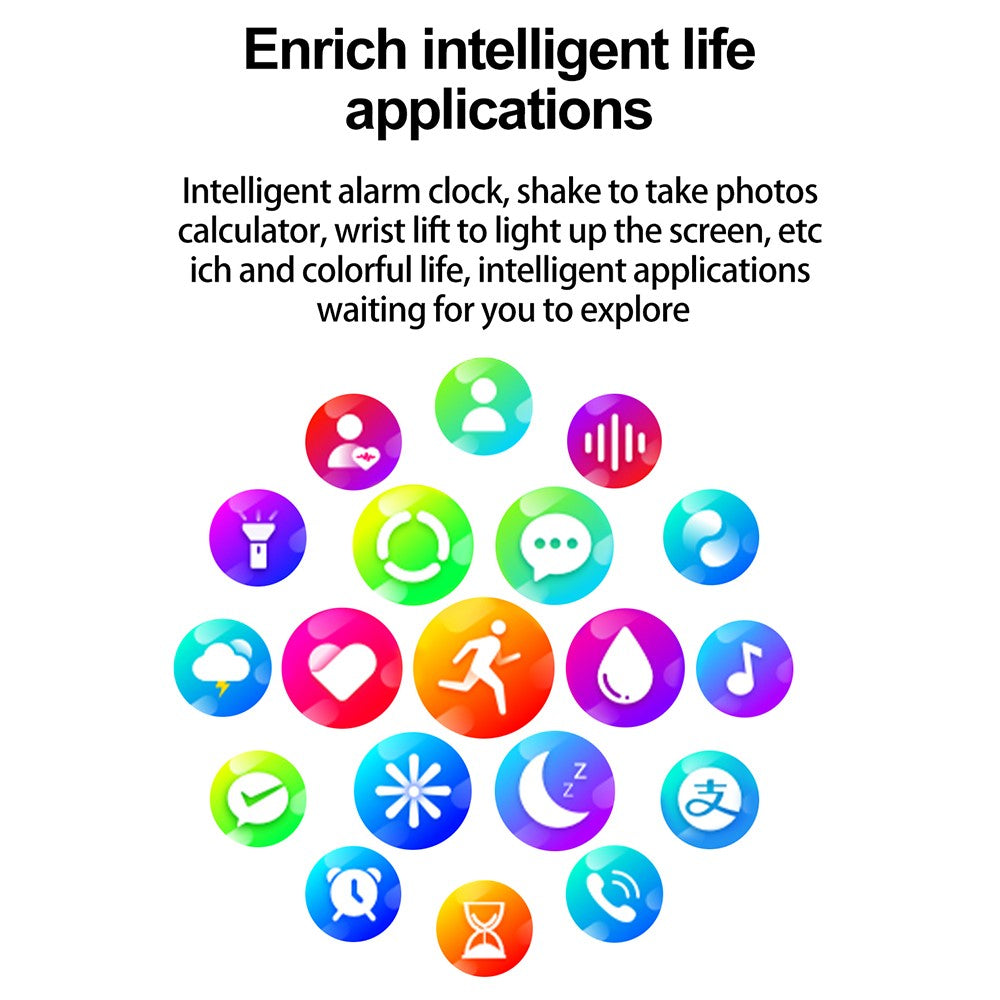 ET470 1.39’’ AMOLED Waterproof Smart Watch with Blood Oxygen / Sleep / Heart Rate Monitor