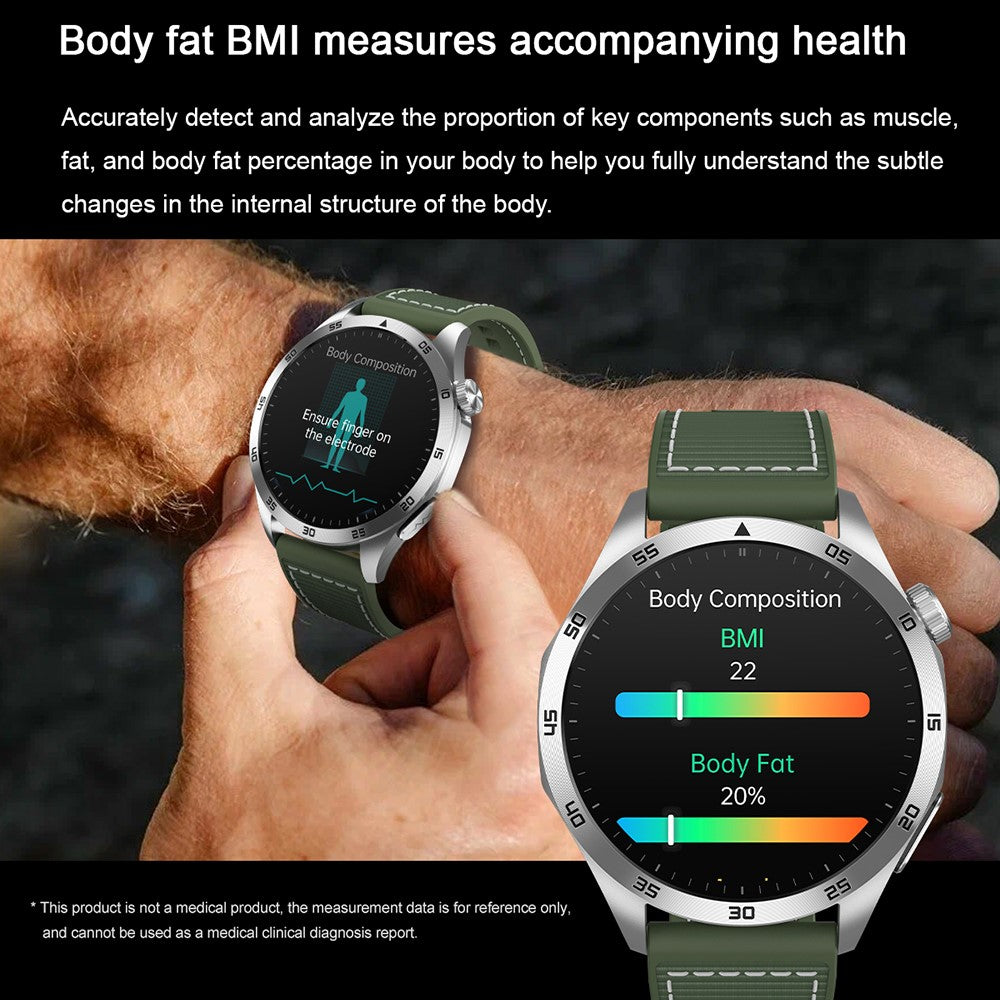 ET485 1.43’’ AMOLED Display Smart Watch Bluetooth-compatible Call Sports Watch with Nylon Strap