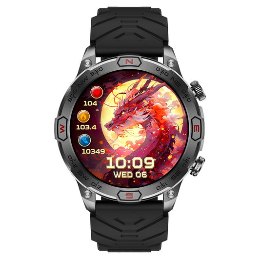 KC86 Men's Smart Watch 1ATM Waterproof Bracelet with Altitude Barometric Pressure Measurement