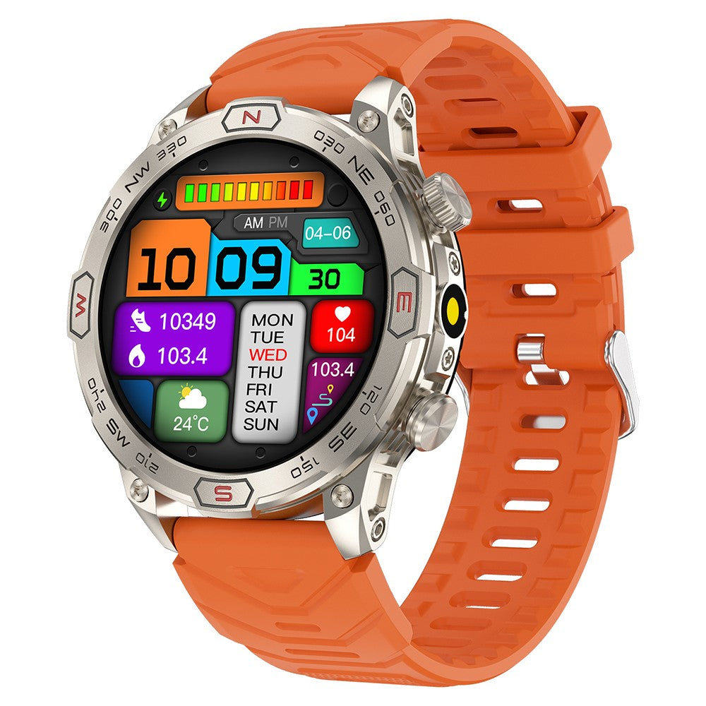 KC86 Men's Smart Watch 1ATM Waterproof Bracelet with Altitude Barometric Pressure Measurement