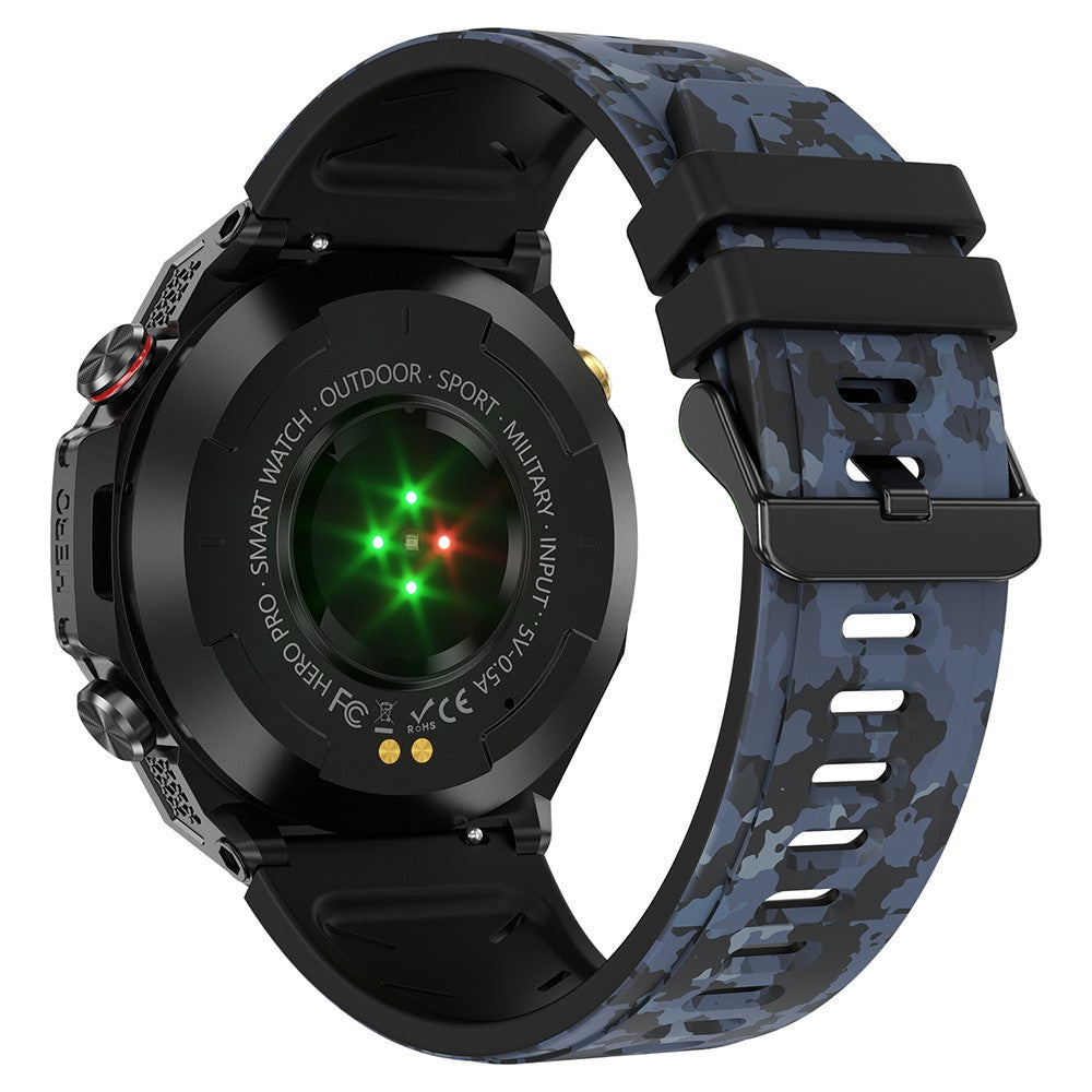 KC82 Altitude Air Pressure Compass Function Men Smart Watch Waterproof Bluetooth-compatible Call GPS Outdoor Sports Watch